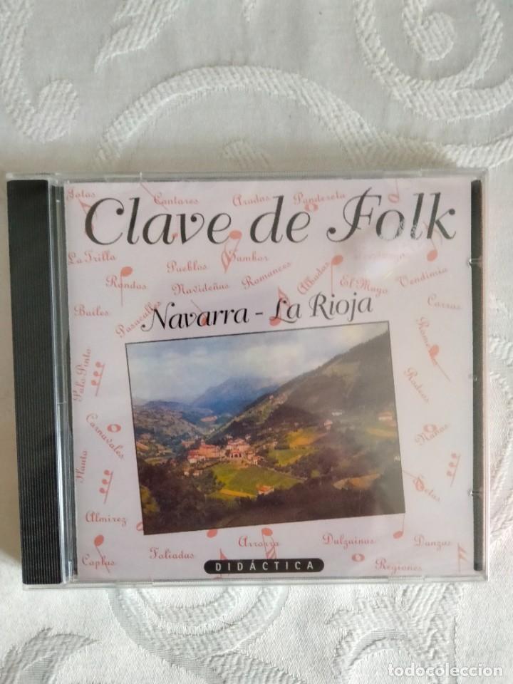 CDs de m&uacute;sica: CLAVE DE FOLK - Navarra - La Rioja - Foto 1