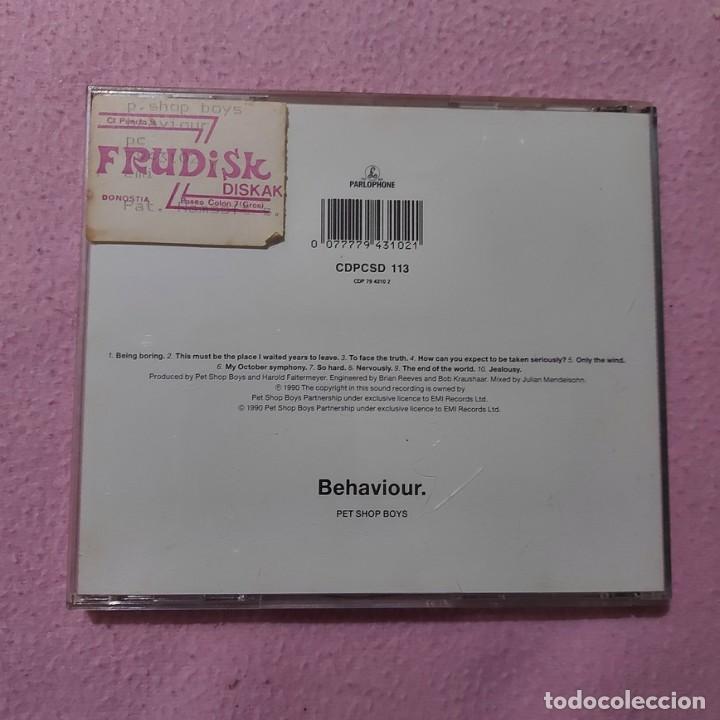 CDs de m&uacute;sica: CD PET SHOP BOYS BEHAVIOUR - Foto 2