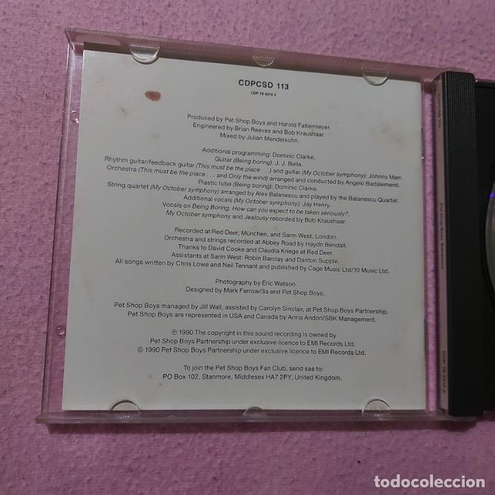 CDs de m&uacute;sica: CD PET SHOP BOYS BEHAVIOUR - Foto 3
