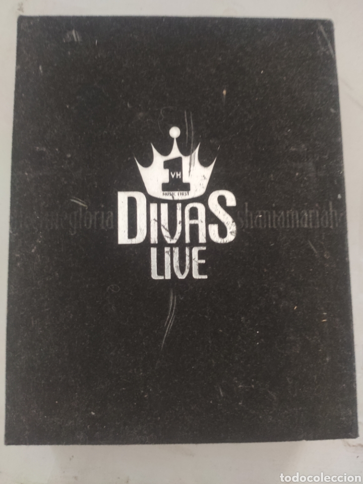 CDs de m&uacute;sica: DIVAS LIVE. CAJA DE TERCIOPELO CON CD Y VHS - Foto 1