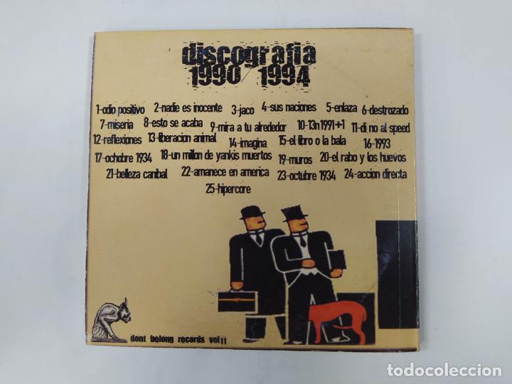 CDs de m&uacute;sica: Intolerance. Discograf&iacute;a 1990 - 1994. CD. TDKCD167 - Foto 3