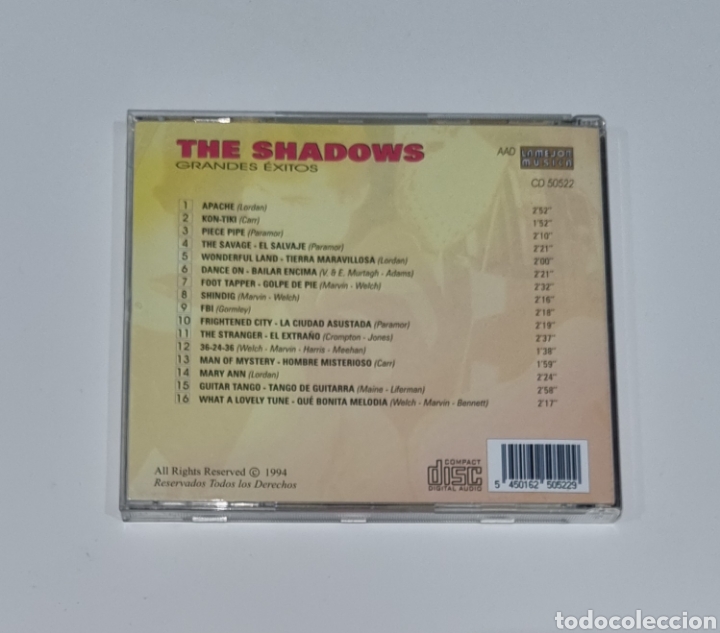 CDs de m&uacute;sica: THE SHADOWS / CD / GRANDES &Eacute;XITOS - Foto 3