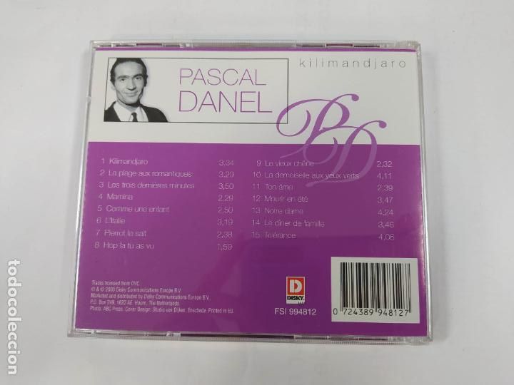 CDs de m&uacute;sica: PASCAL DANEL. KILIMANDJARO. CD. TDKCD171 - Foto 3