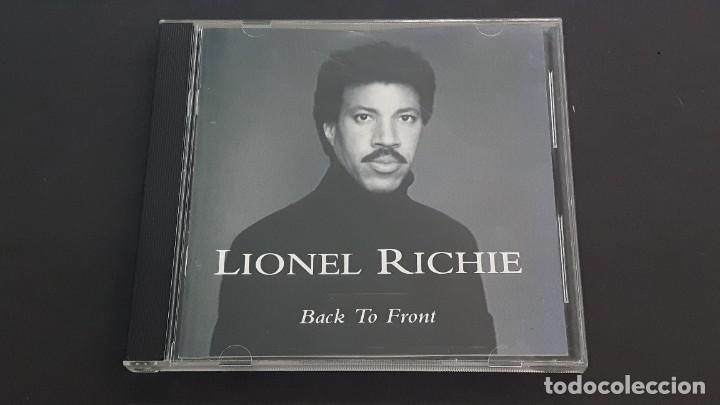 CDs de m&uacute;sica: CD LIONEL RICHIE - BACK TO FRONT - Foto 1