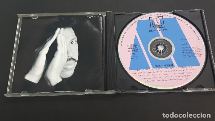 CDs de m&uacute;sica: CD LIONEL RICHIE - BACK TO FRONT - Foto 2