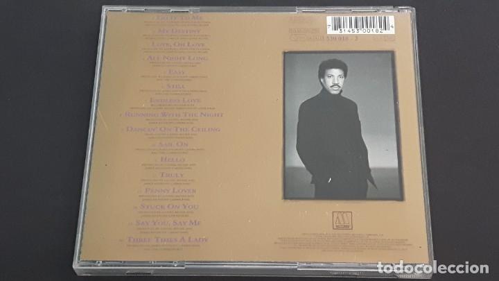 CDs de m&uacute;sica: CD LIONEL RICHIE - BACK TO FRONT - Foto 3
