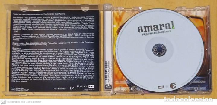 CDs de m&uacute;sica: AMARAL (PAJAROS EN LA CABEZA) CD 2005 - Foto 3