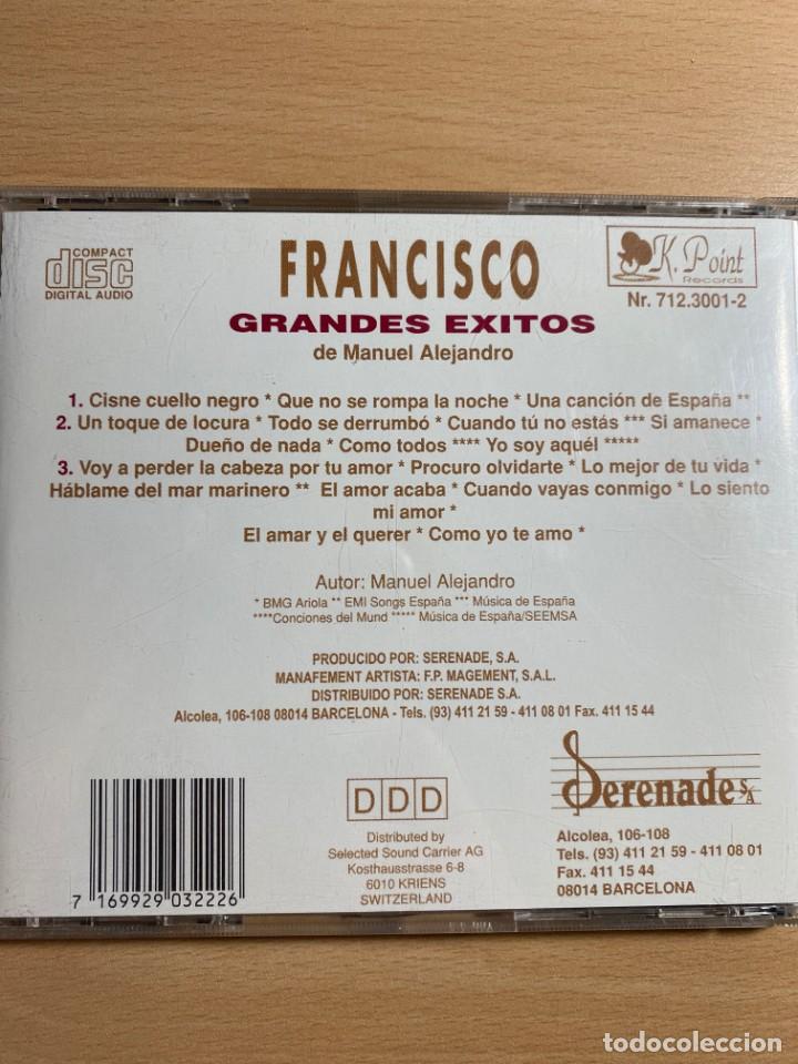 CDs de m&uacute;sica: FRANCISCO GRANDES EXITOS - Foto 2