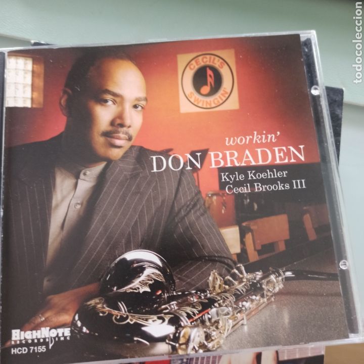 CDs de m&uacute;sica: Don Braden &lrm;&ndash; Workin (HighNote Records, US, 2006) - Foto 1