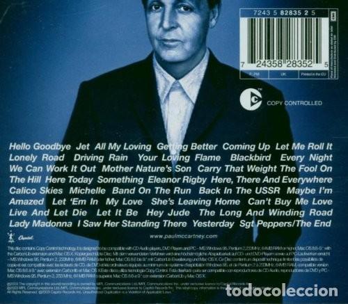 CDs de m&uacute;sica: Paul McCartney - Back in the World - 2x CD - Foto 2