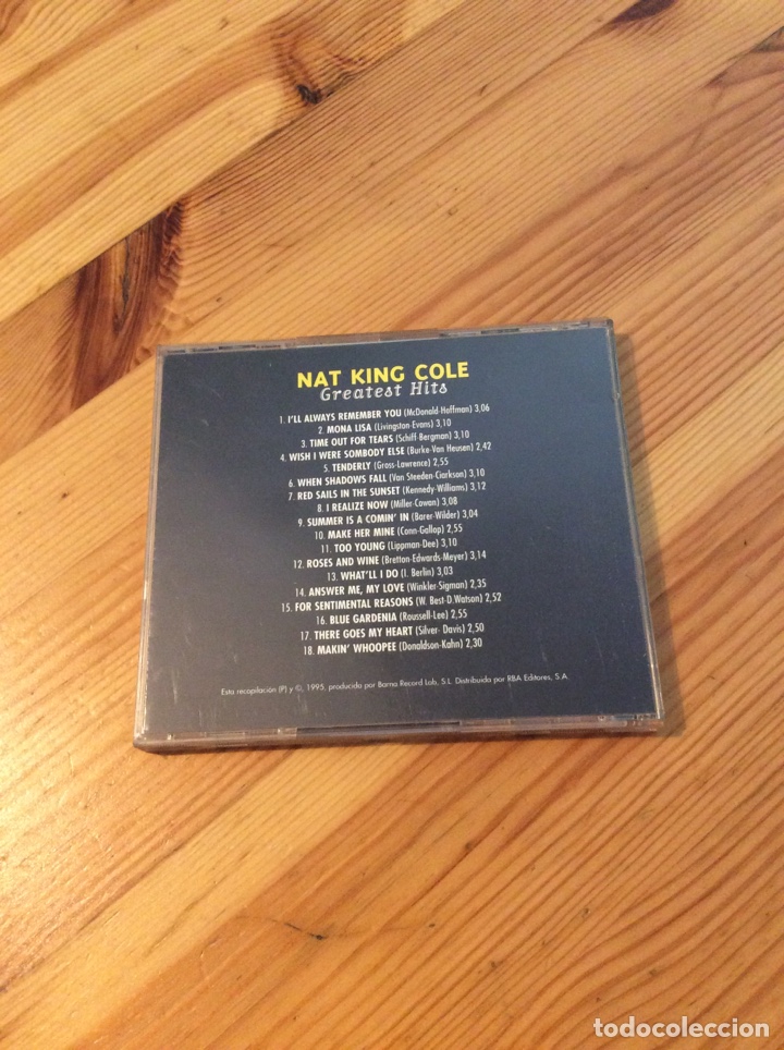 CDs de m&uacute;sica: Nat King Cole Greatests hits CD - Foto 2