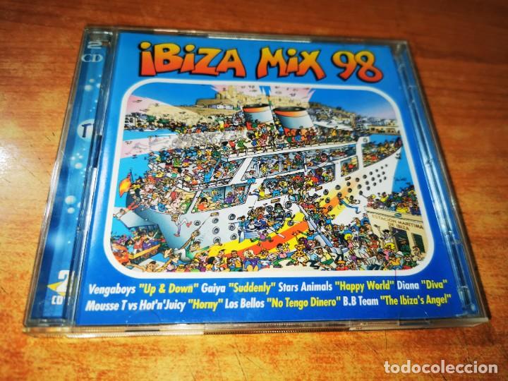 CDs de M&uacute;sica: IBIZA MIX 98 - 2 CD ALBUM DEL A&Ntilde;O 1988 SASH MAXAMILLION DOMINGO DIARIO ENERGY 52 KOKO 34 TEMAS