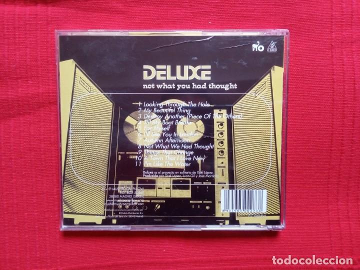 CDs de m&uacute;sica: DELUXE - NOT WHAT YOU HAD THOUGHT - CD - Foto 2