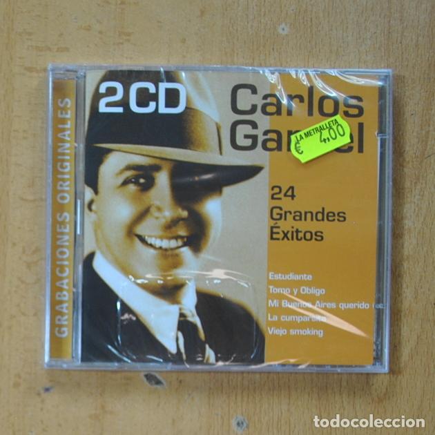 CDs de m&uacute;sica: CARLOS GARDEL - 24 GRANDES EXITOS - 2 CD - Foto 1