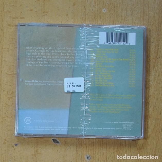 CDs de m&uacute;sica: CARMEN MCRAE - CARMEN MCRAE - CD - Foto 2