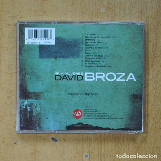 CDs de m&uacute;sica: DAVID BROZA - ISLA MUJERES - CD - Foto 2