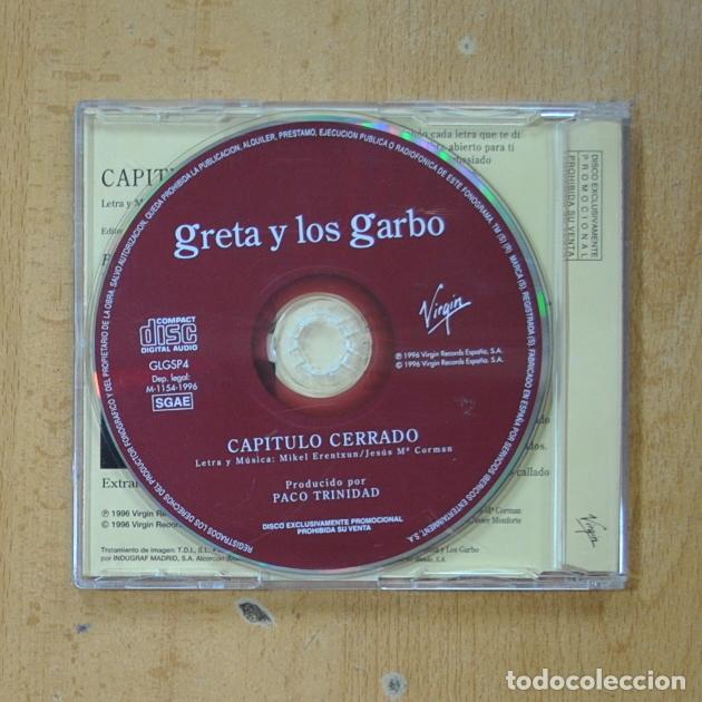 CDs de m&uacute;sica: GRETA Y LOS GARBO - CAPITULO CERRADO - CD SINGLE - Foto 2
