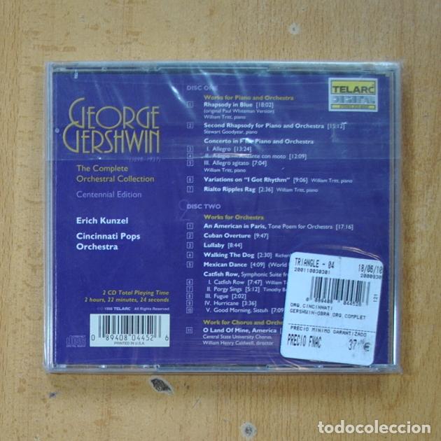 CDs de m&uacute;sica: GERSHWIN - THE COMPLETE ORCHESTRAL COLLECTION - 2 CD - Foto 2