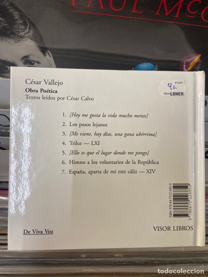 CDs de m&uacute;sica: C&eacute;sar Vallejo obra po&eacute;tica - Foto 2