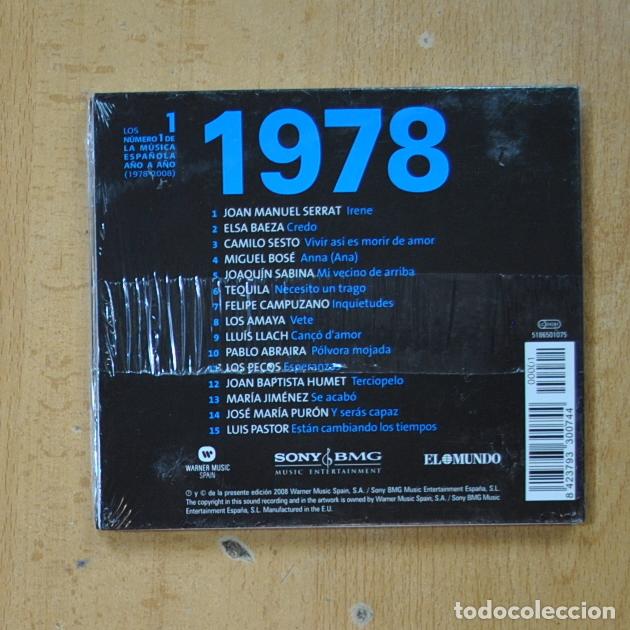 CDs de m&uacute;sica: VARIOS - 1978 LAS CANCIONES DE NUESTRA VIDA - CD - Foto 2