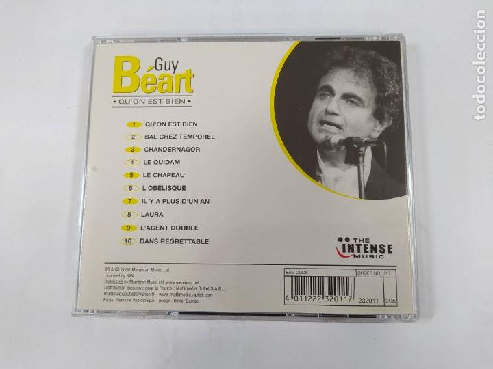 CDs de m&uacute;sica: GUY BEART. QUON EST BIEN. CD. TDKCD161 - Foto 2