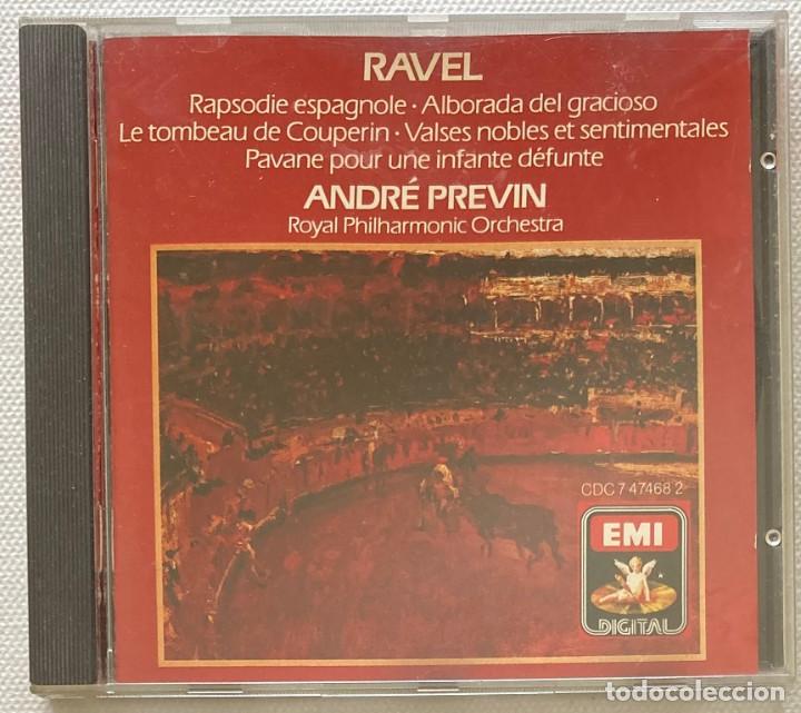 CD de M&uacute;sica: CD. RAVEL VALSES NOBLES ET SENTIMENTALES. RAPSODIE ESPAGNOLE. 1986 (0253CD)