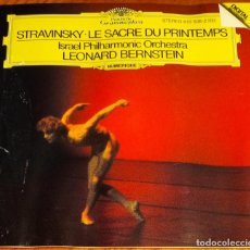 CDs de Música: STRAVINSKY LE SACRE DU PRINTEMPS ISRAEL PHILHARMONIC ORCHESTRA LEONARD BERNSTEIN. Lote 347286488