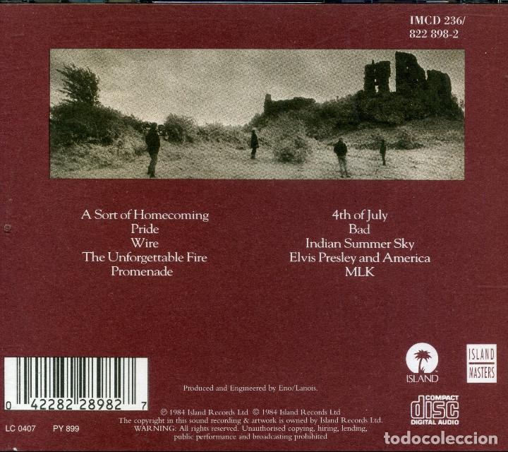 CDs de m&uacute;sica: U2 - THE UNFORGETTABLE FIRE - Foto 2