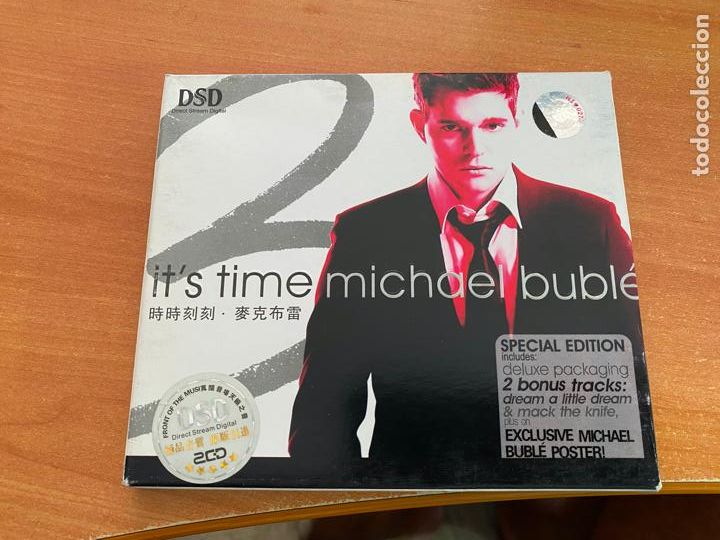 CDs de m&uacute;sica: MICHAEL BUBLE (ITS TIME) 2 x CD DSD SINGAPUR (CDIB22) - Foto 2