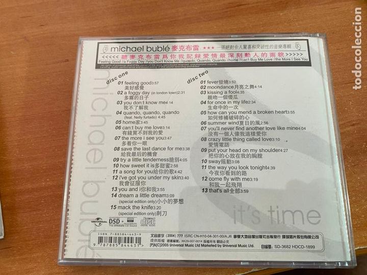 CDs de m&uacute;sica: MICHAEL BUBLE (ITS TIME) 2 x CD DSD SINGAPUR (CDIB22) - Foto 4