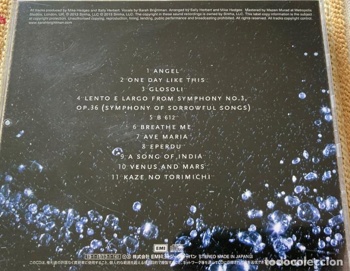 CDs de m&uacute;sica: DREAMCHASER - SARAH BRIGHTMAN ( DREAM CHASER ) - CD - Foto 2