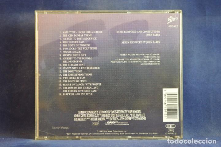 CDs de m&uacute;sica: JOHN BARRY - DAN&Ccedil;A COM LOBOS - CD - Foto 2