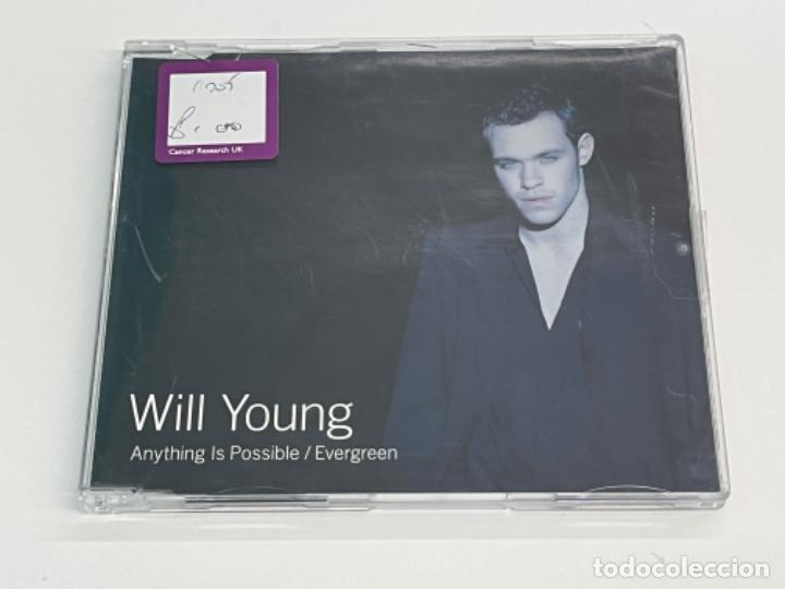 CDs de m&uacute;sica: CD SINGLE WILL YOUNG - ANYTHING IS POSSIBLE / EVERGREEN - Foto 1