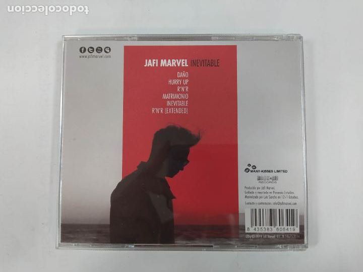CDs de m&uacute;sica: JAFI MARVEL. INEVITABLE. CD. TDKCD164 - Foto 3