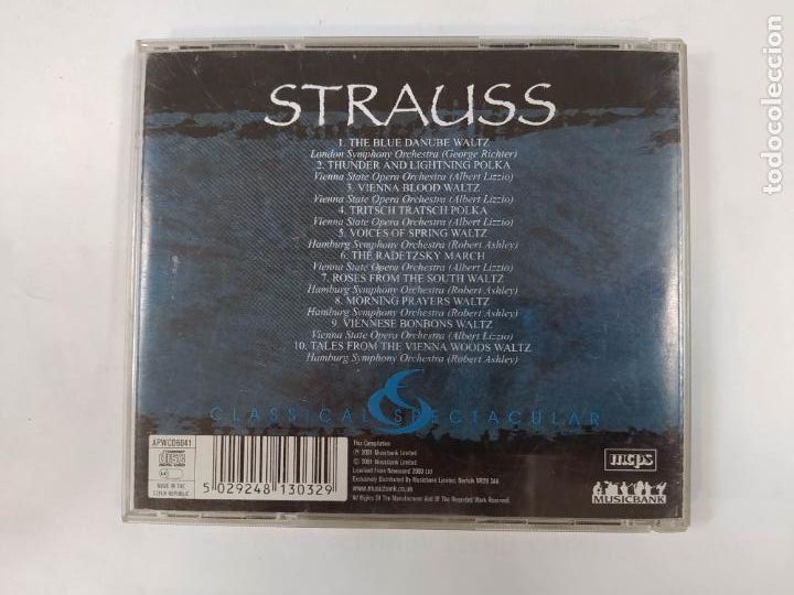 CDs de m&uacute;sica: STRAUSS. CLASSICAL SPECTACULAR. CD. TDKCD178 - Foto 3
