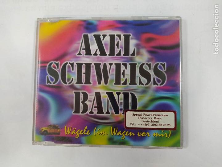 CDs de m&uacute;sica: AXEL SCHWEISS BAND. WAGELE IM WAGEN VOR MIR. CD. TDKCD180