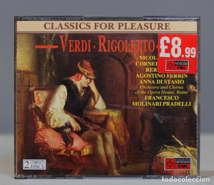 CDs de m&uacute;sica: 2 CD. Verdi. Rigoletto. PRADELLI - Foto 1