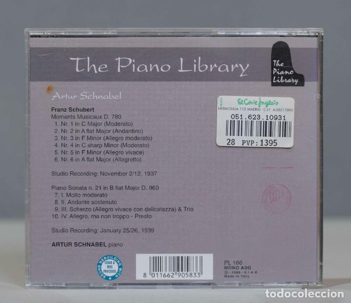 CDs de m&uacute;sica: CD. SCHUBERT. D. 780. D. 960. SCHNABEL - Foto 2