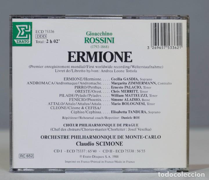 CDs de m&uacute;sica: 2 CD. Scimone. Ermione. ROSSINI - Foto 2