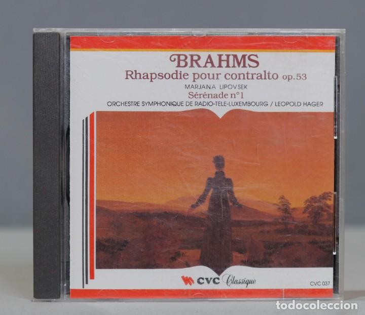 CD de M&uacute;sica: CD. RHAPSODIE POUR CONTRALTO OP 53. LIPOVSEK. SERENADE 1. HAGER