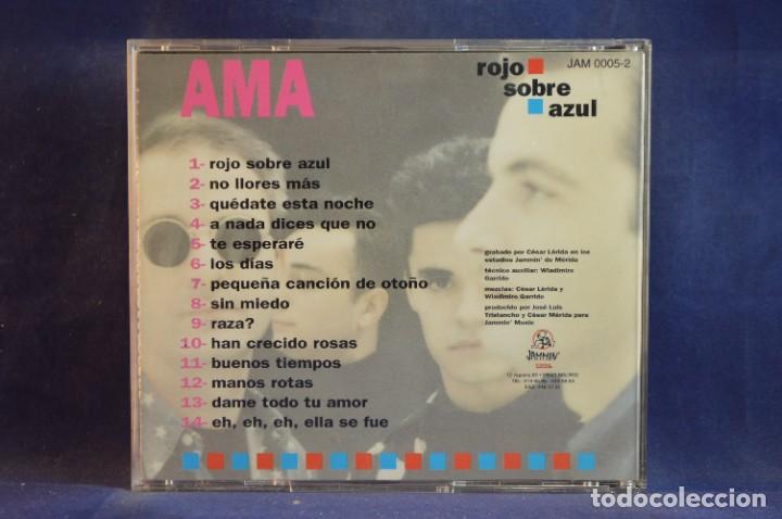 CDs de m&uacute;sica: AMA - ROJO SOBRE AZUL - CD - Foto 2
