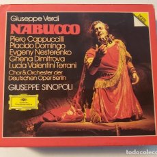 CDs de Música: NABUCCO - PLACIDO DOMINGO - DEUTSCHE GRAMMOPHON. Lote 348265518