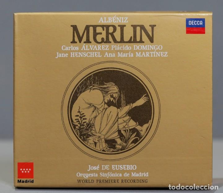 CDs de m&uacute;sica: 2 CD. Merlin. ALBENIZ. DE EUSEBIO - Foto 1