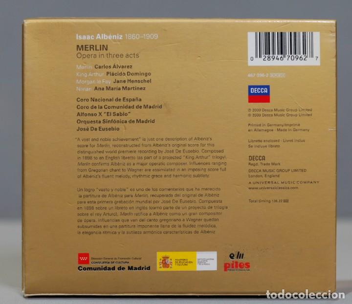 CDs de m&uacute;sica: 2 CD. Merlin. ALBENIZ. DE EUSEBIO - Foto 2