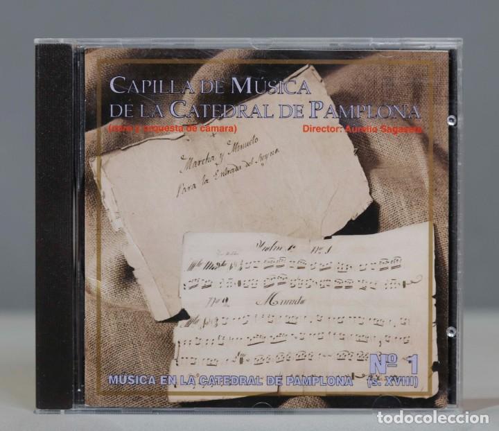 CD di Musica: CD. CAPILLA DE MUSICA DE LA CATEDRAL DE PAMPLONA. N&ordm; 1. SIGLO XVIII