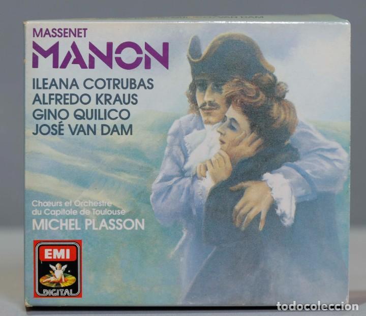 CDs de m&uacute;sica: 3 CD. Manon. MASSENET. PLASSON - Foto 1