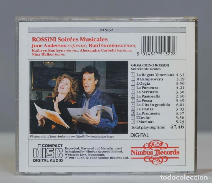 CDs de m&uacute;sica: CD. Walker. Soir&eacute;es Musicales. ROSSINI - Foto 2