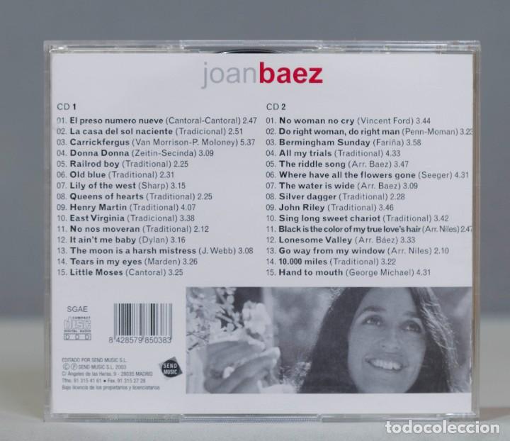 CDs de m&uacute;sica: 2 CD. Joan Baez. Selecci&oacute;n 5 Estrellas - Foto 2