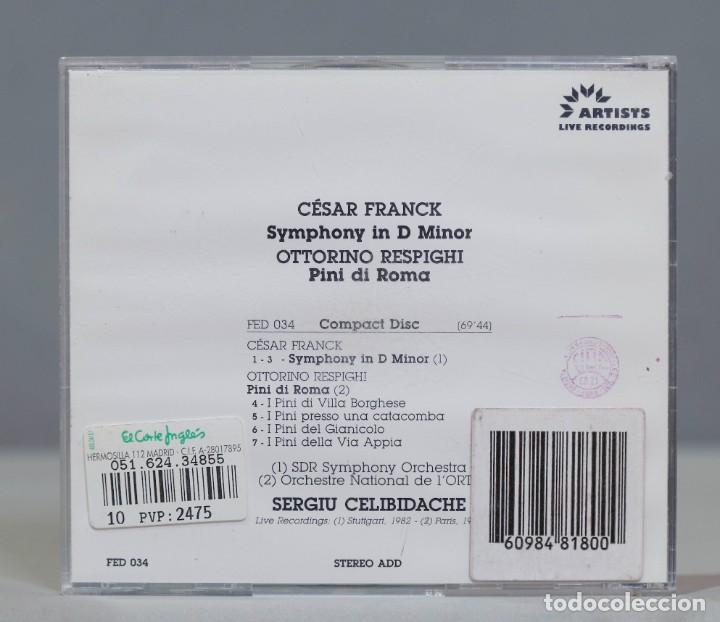 CDs de m&uacute;sica: CD. Symphony in D Minor. Franck. CELIBIDACHE - Foto 2