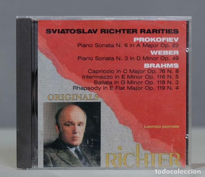CDs de m&uacute;sica: CD. RICHTER. BRAHMS. WEBER. PROKOFIEV - Foto 1